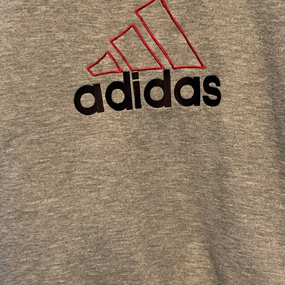 Adidas Reversible Hooded Jacket Vintage Red & Gray – Size Large